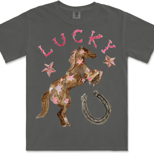 Lucky T-Shirt - Charcoal