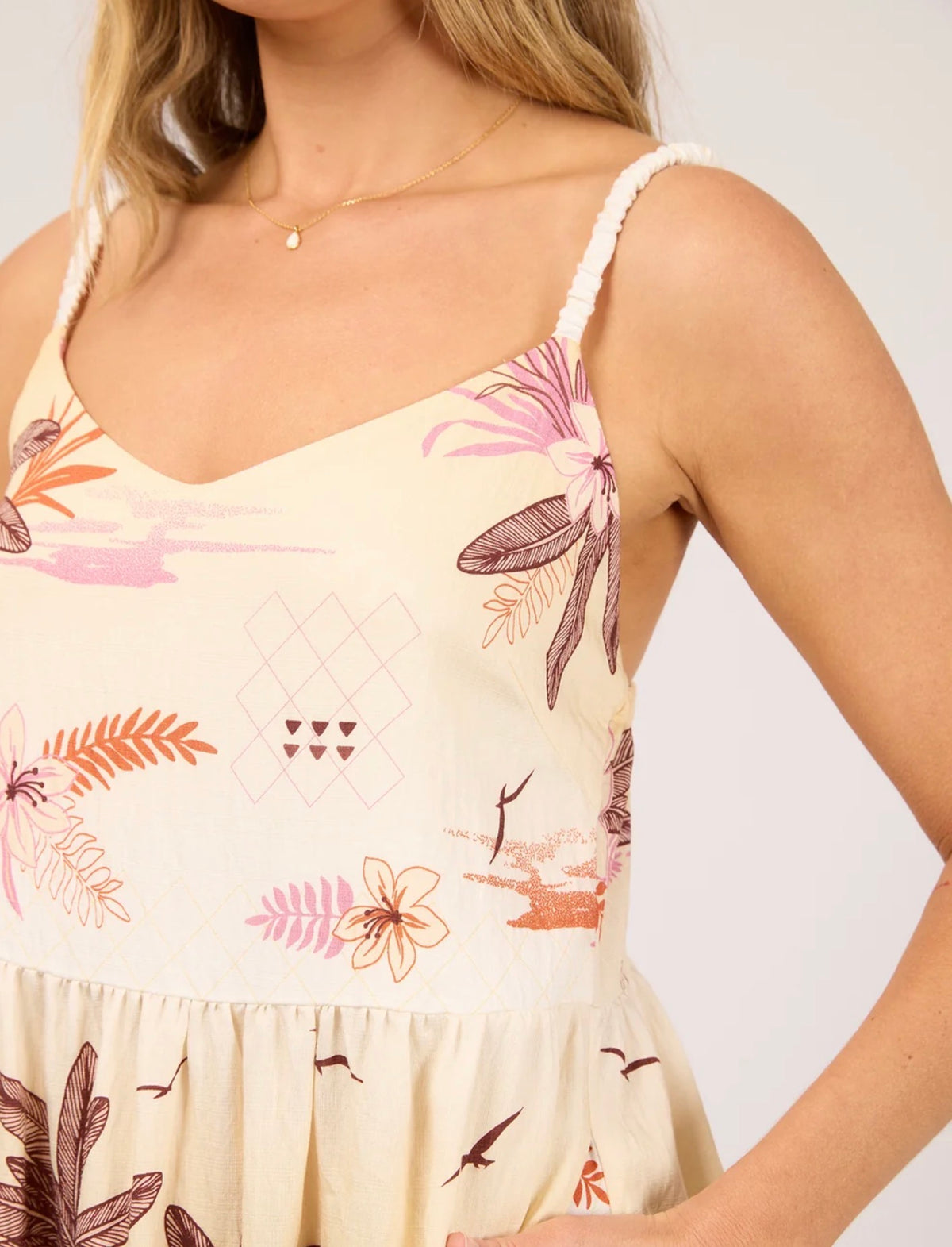GOLDEN HOUR MINI DRESS PRINT