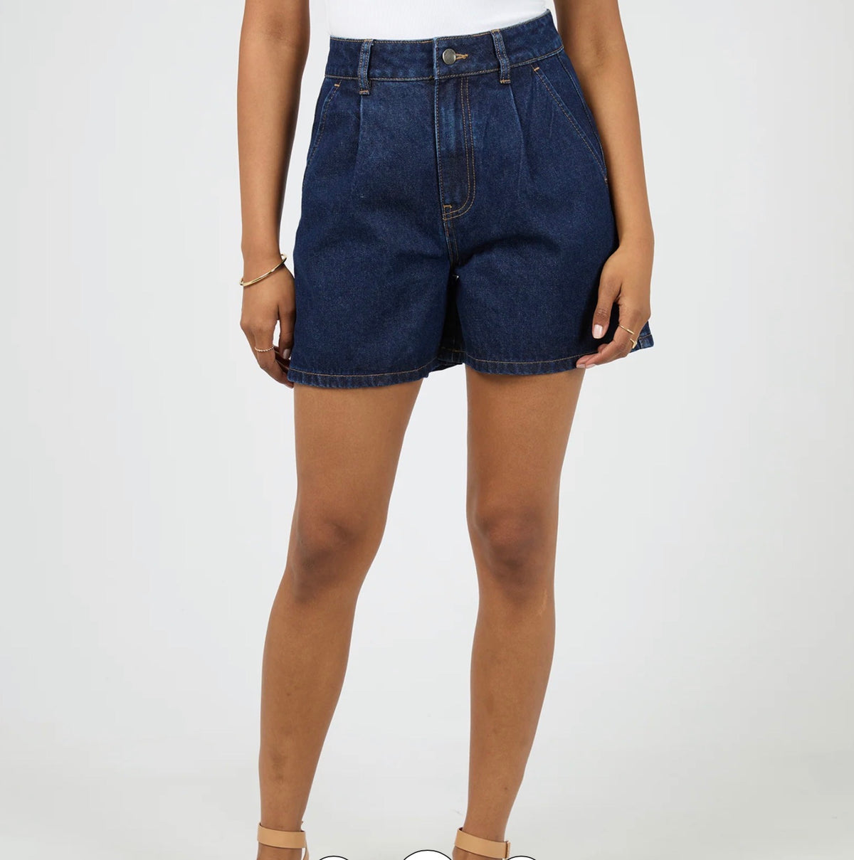 STEVIE DENIM SHORT - INDIGO