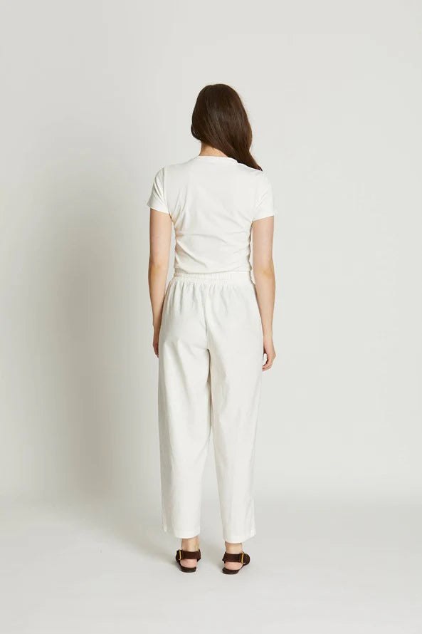 Florence Vicki Cotton Linen Tie Waist Pants