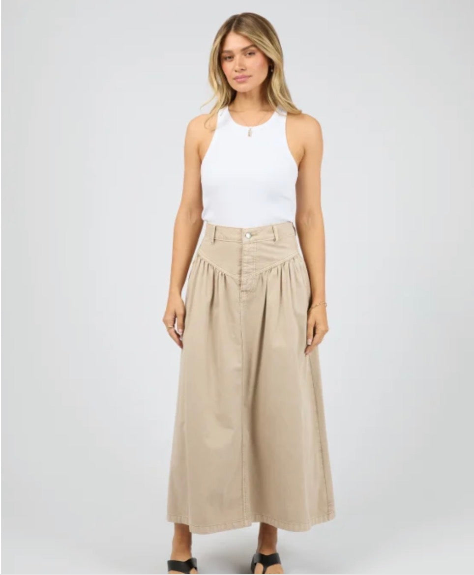 Arlo Maxi Skirt - Beige