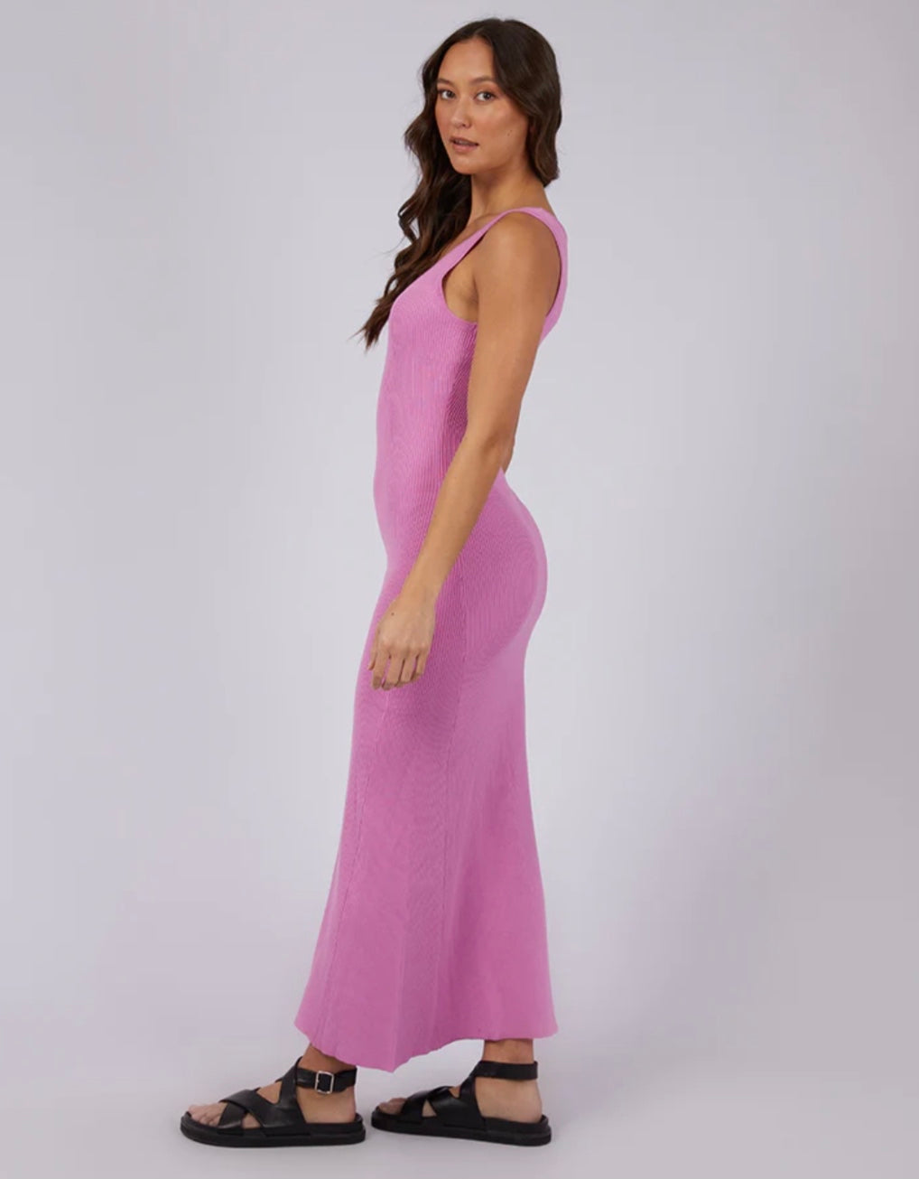 Freya Dress - Bright Pink