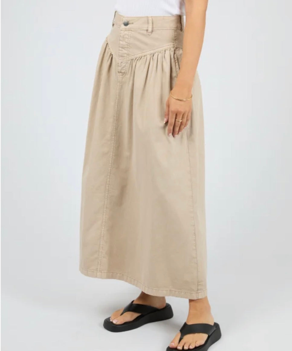 Arlo Maxi Skirt - Beige
