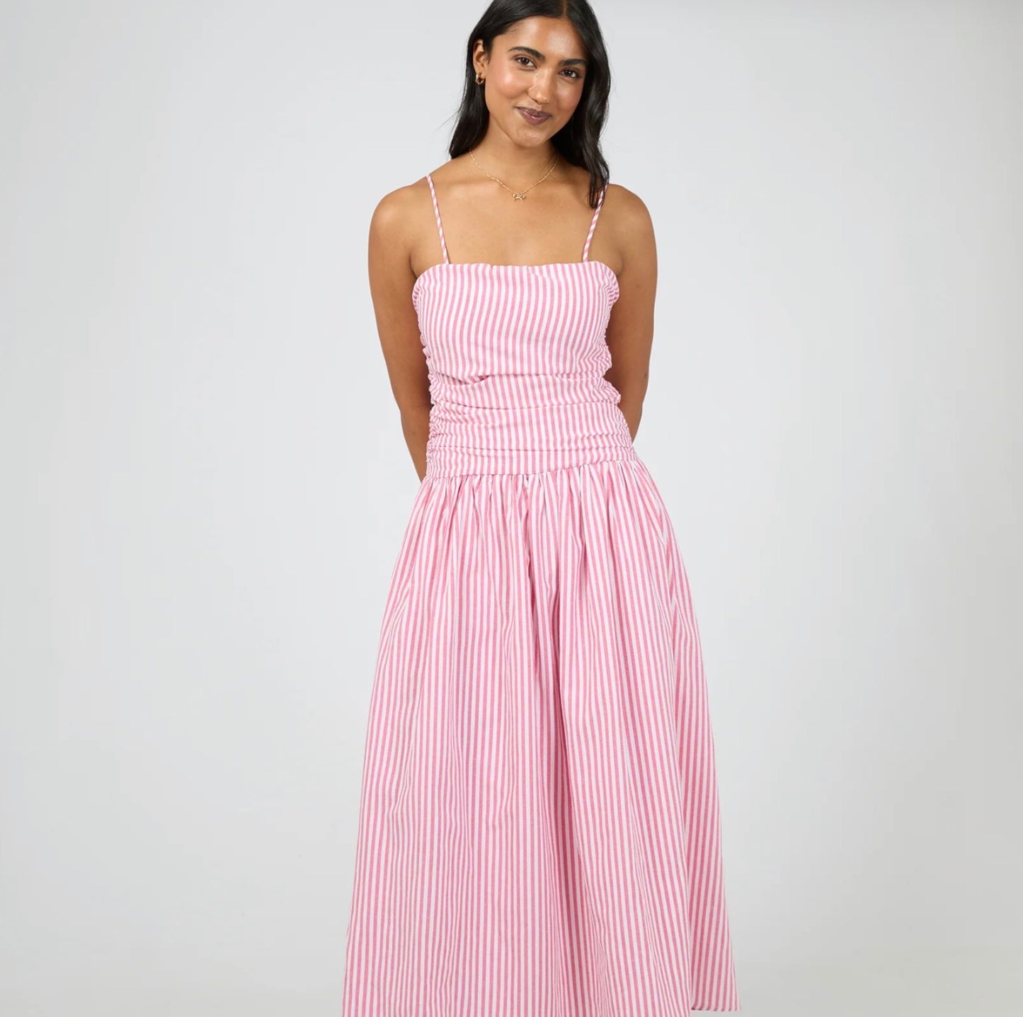 FRANCA STRIPE MAXI DRESS STRIPE
