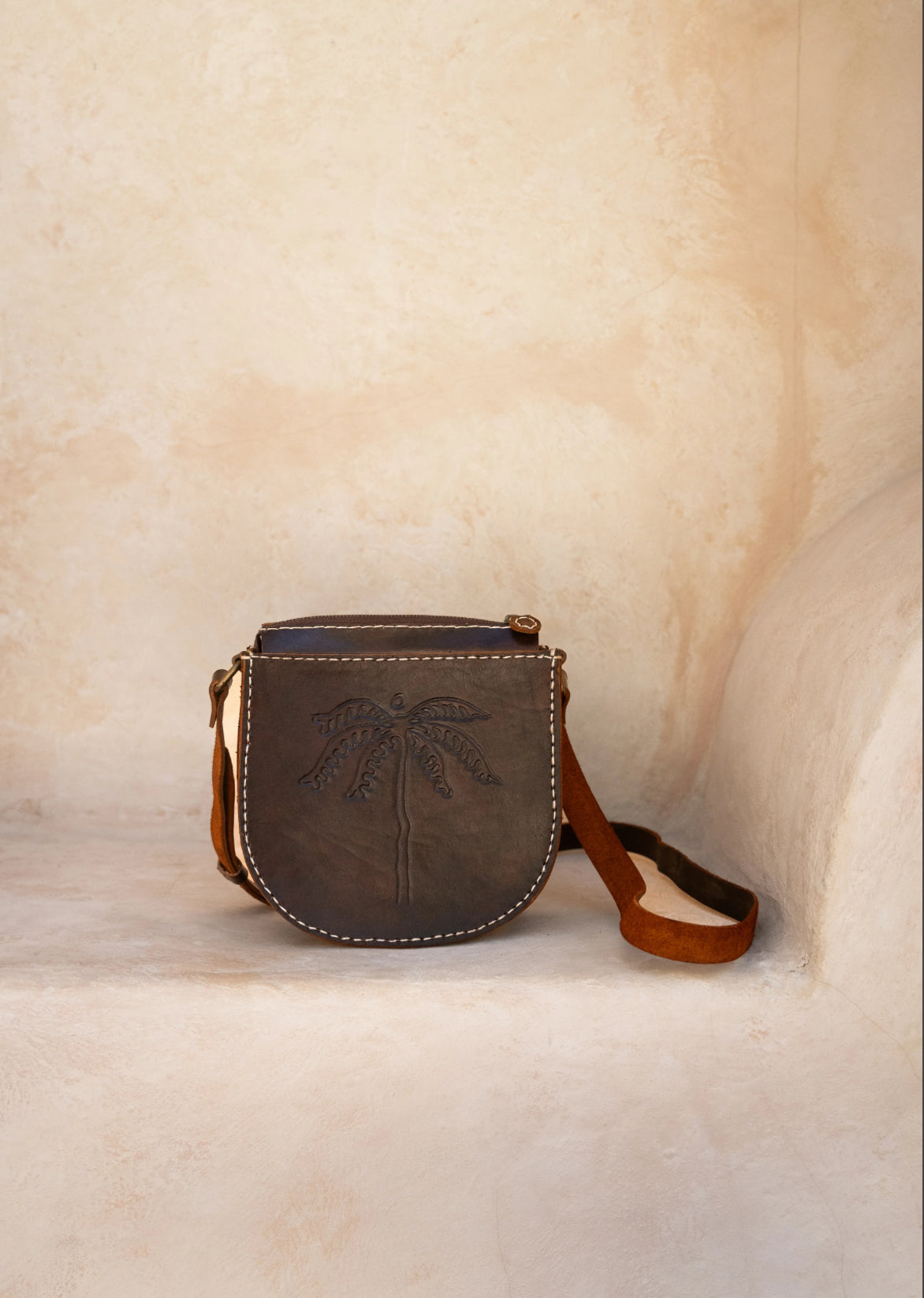 PALMS CROSSBODY - VINTAGE BROWN