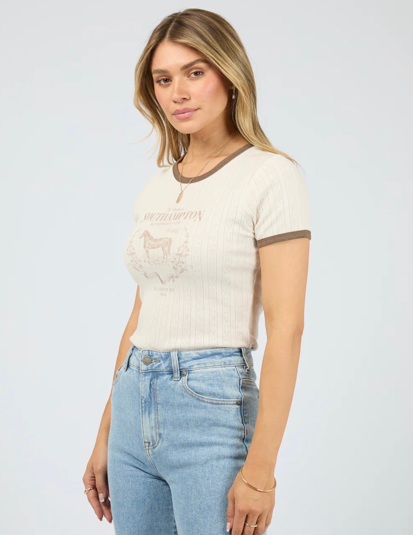 SOUTHAMPTON BABY TEE VANILLA