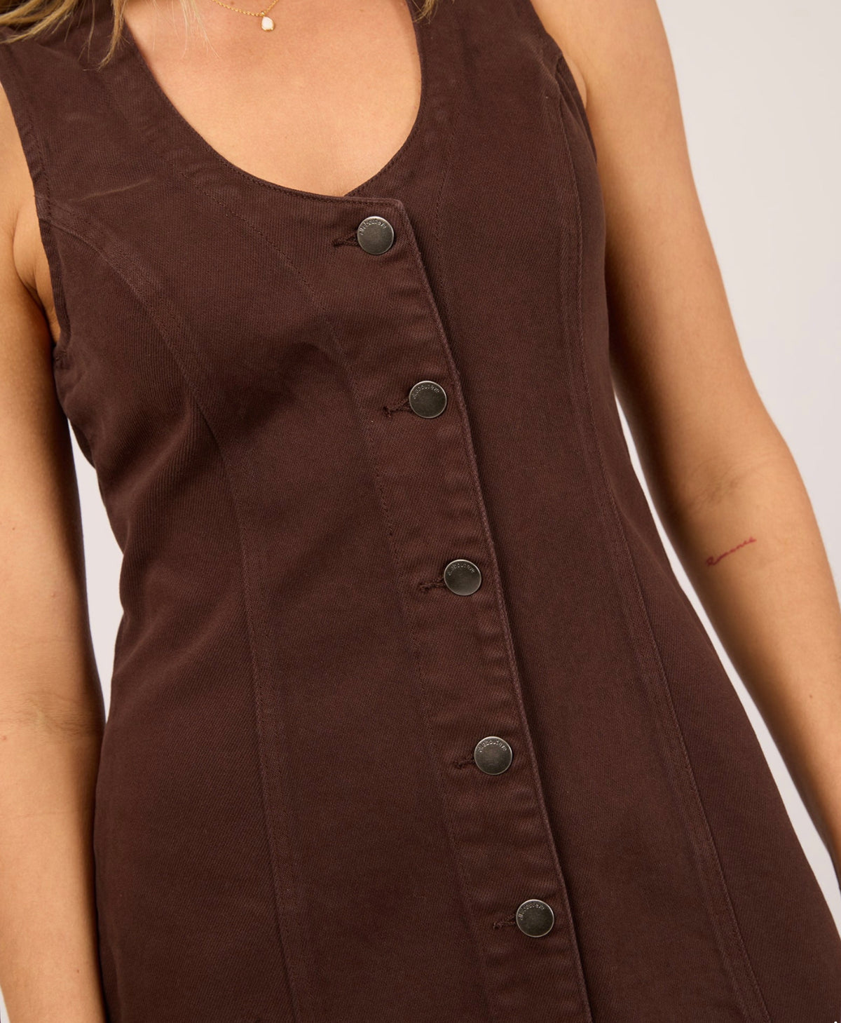 PETA MINI DRESS BROWN