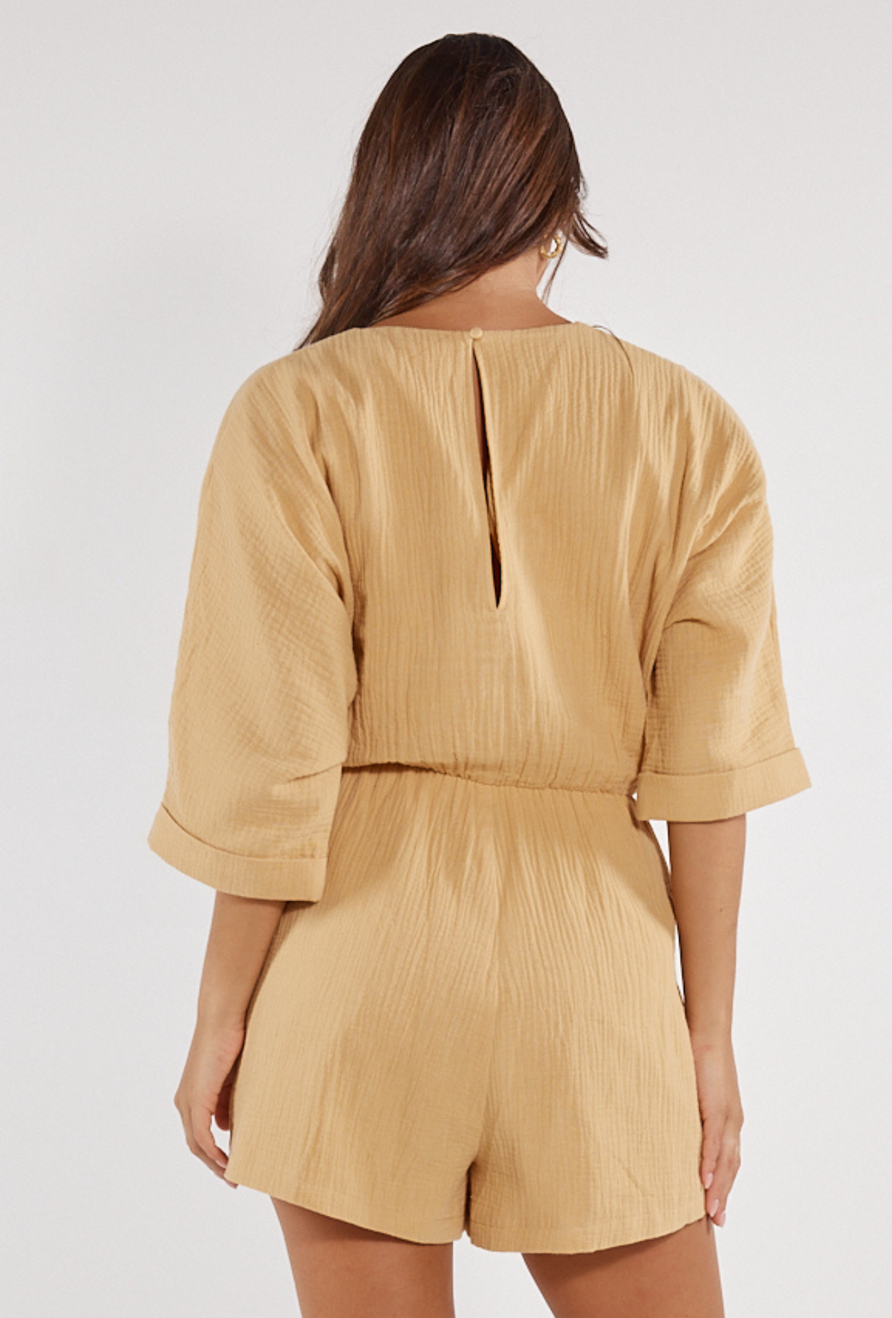 CORINNE PLAYSUIT - GOLD