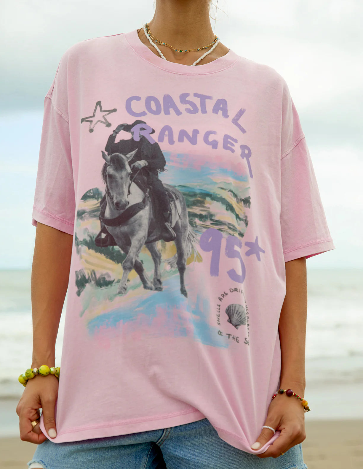 Coastal Ranger Tee Bubblegum Pink