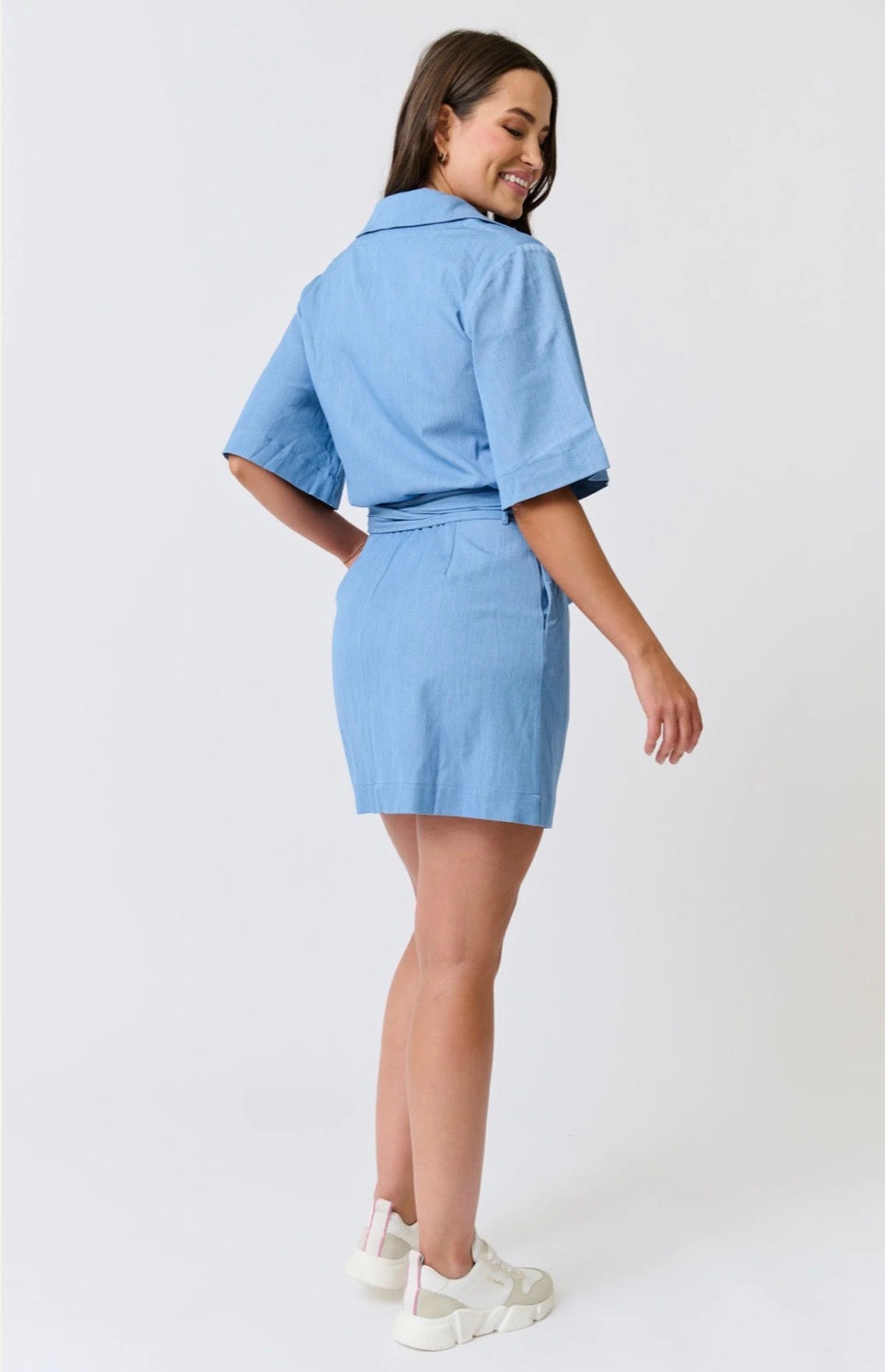 Korey Mini Dress - Chambray