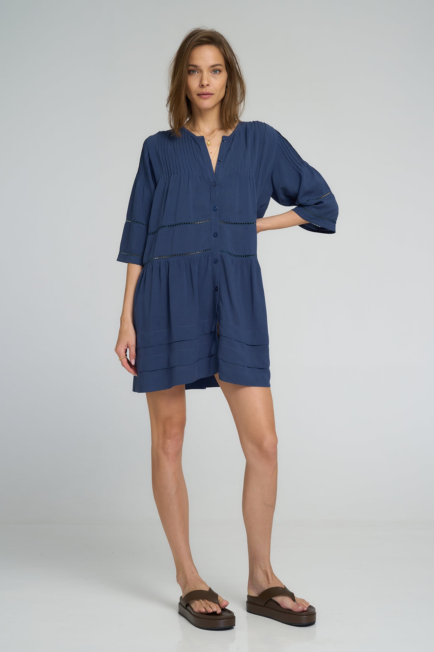 Lori Dress - Ocean Blue