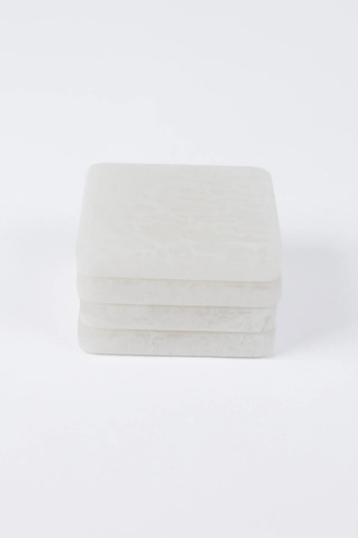 Square Coasters - White