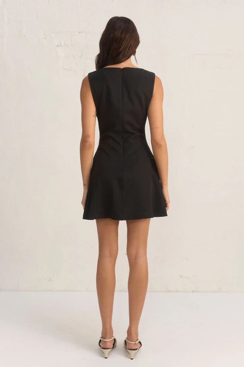 YARAH MINI DRESS - BLACK