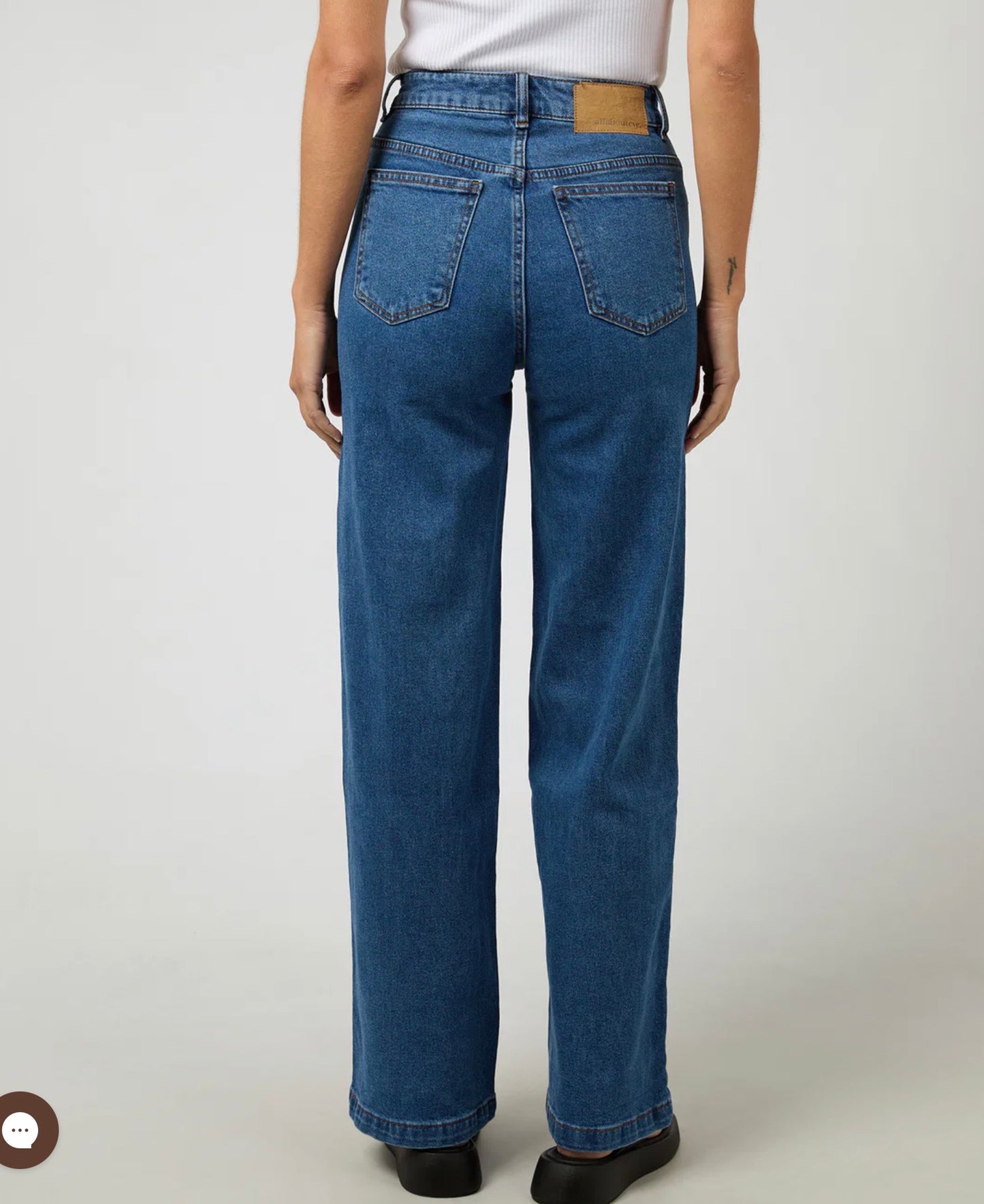 JACQUI WIDE LEG HERITAGE BLUE