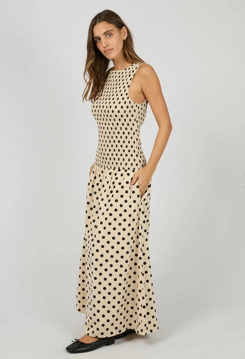 NIEVE MAXI DRESS NATURAL
