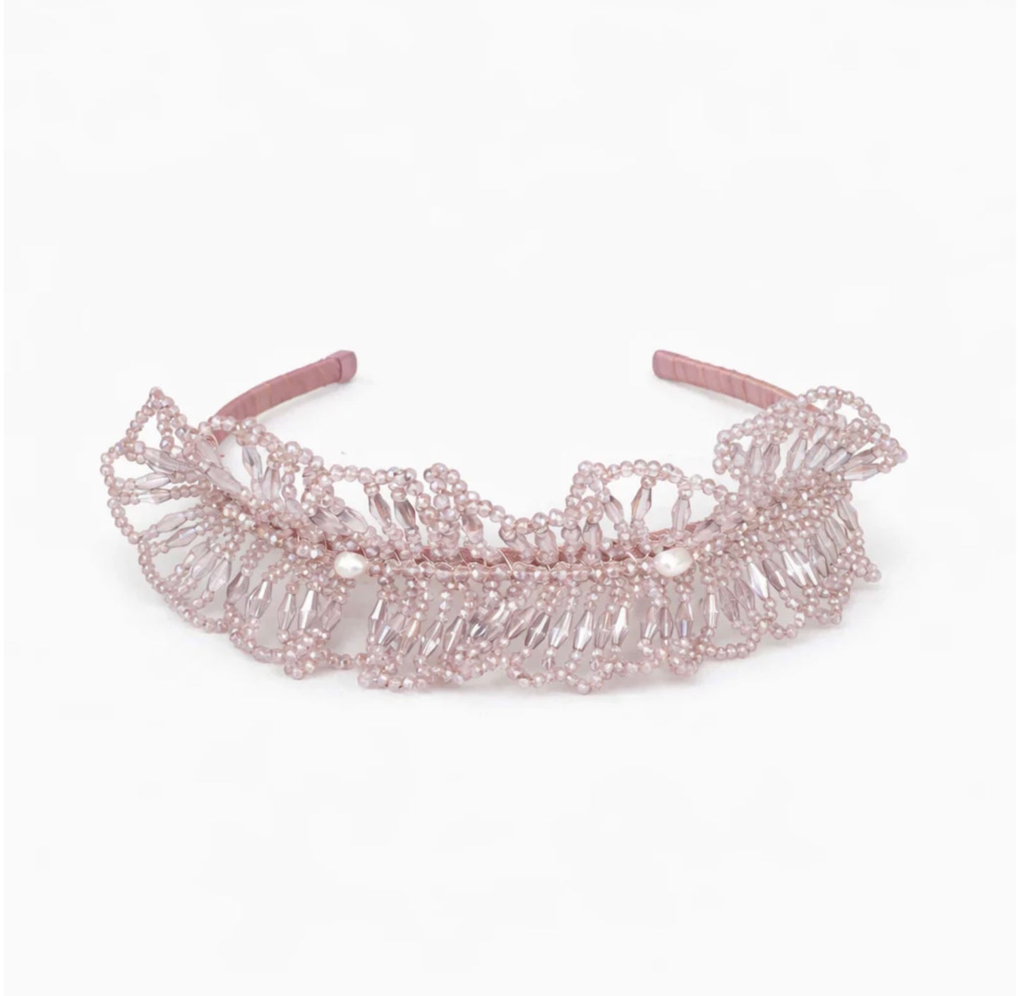 Dezzi Thin Crown Statement Headband, Lilac