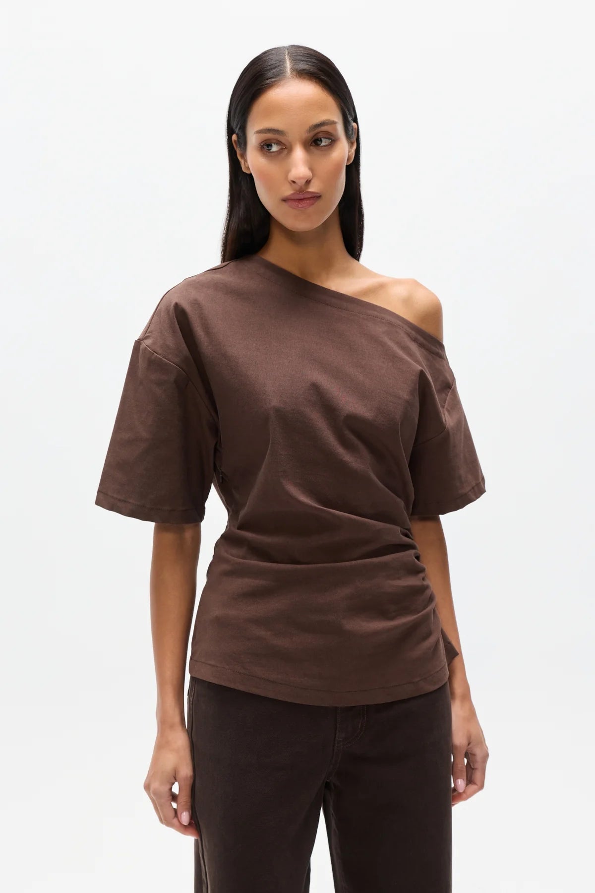 SUKI TOP - CHOCOLATE