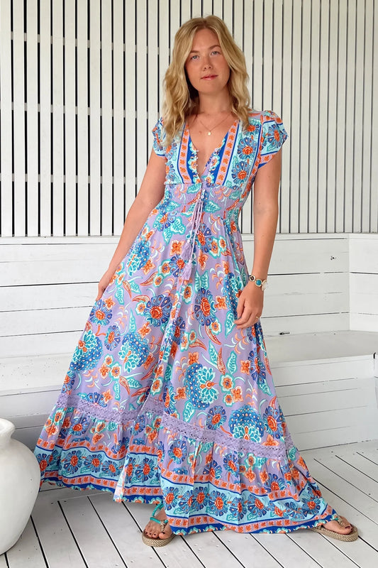 Romi Maxi Dress - Daydreamer Print