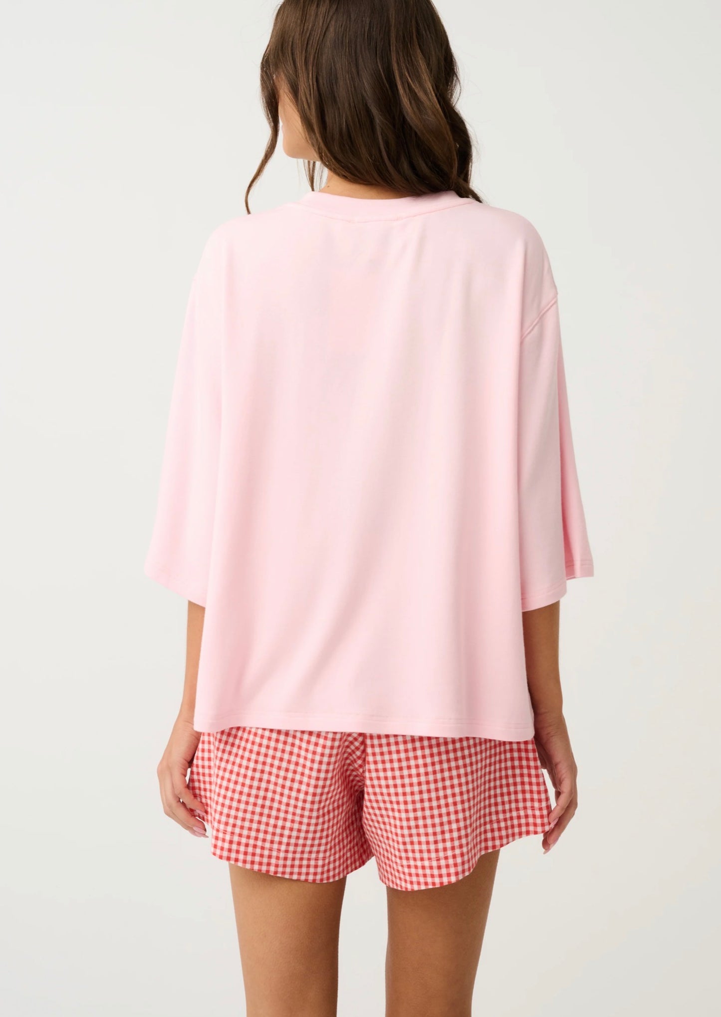 Solana Tee - Ice Pink