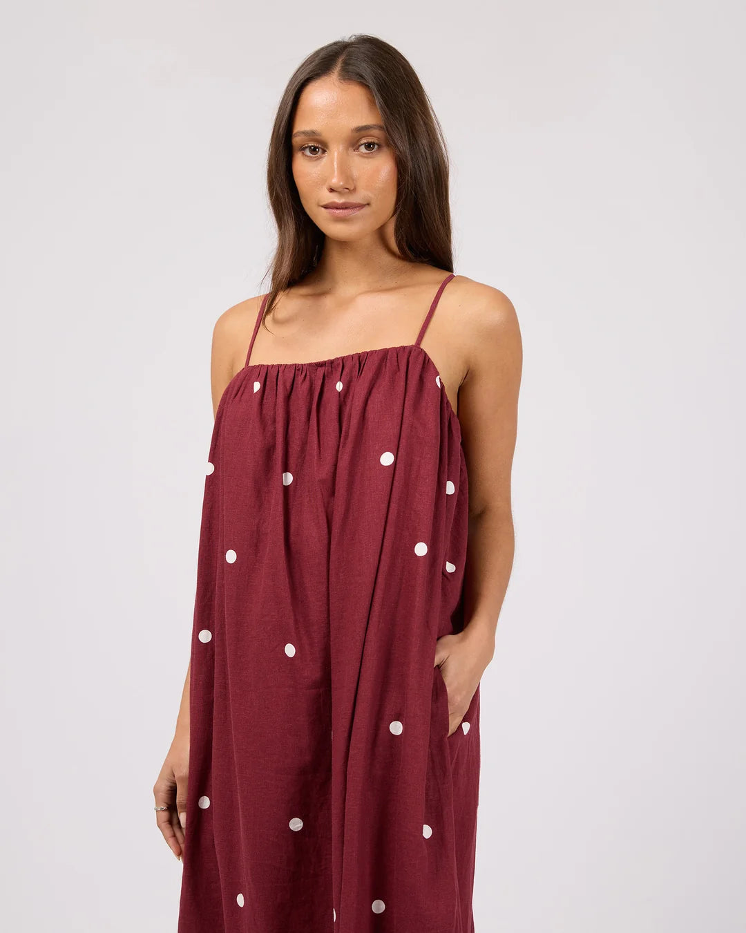 BORDEAUX MAXI DRESS CHERRY