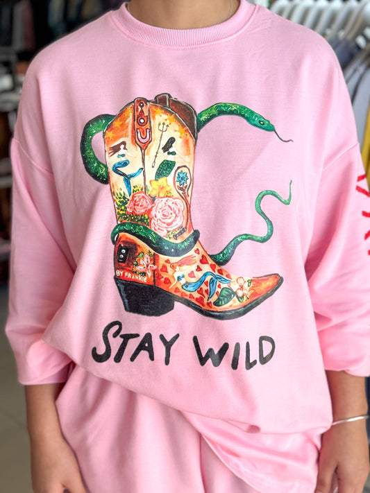 Stay Wild Sweat Set