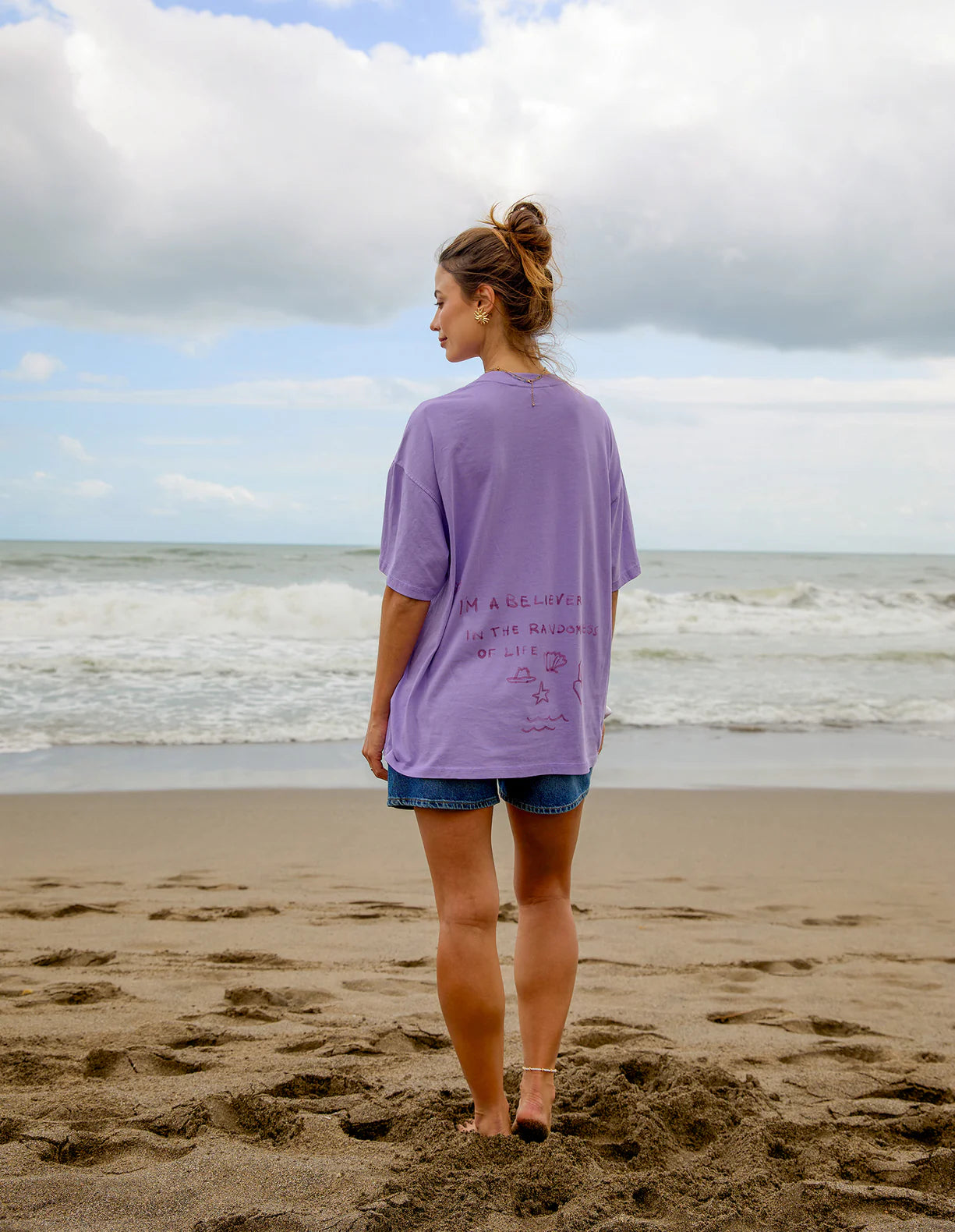 Random And Art Tee Lavender