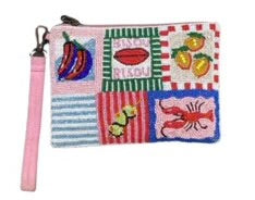 BEADED CLUTCH BAG - BISOU