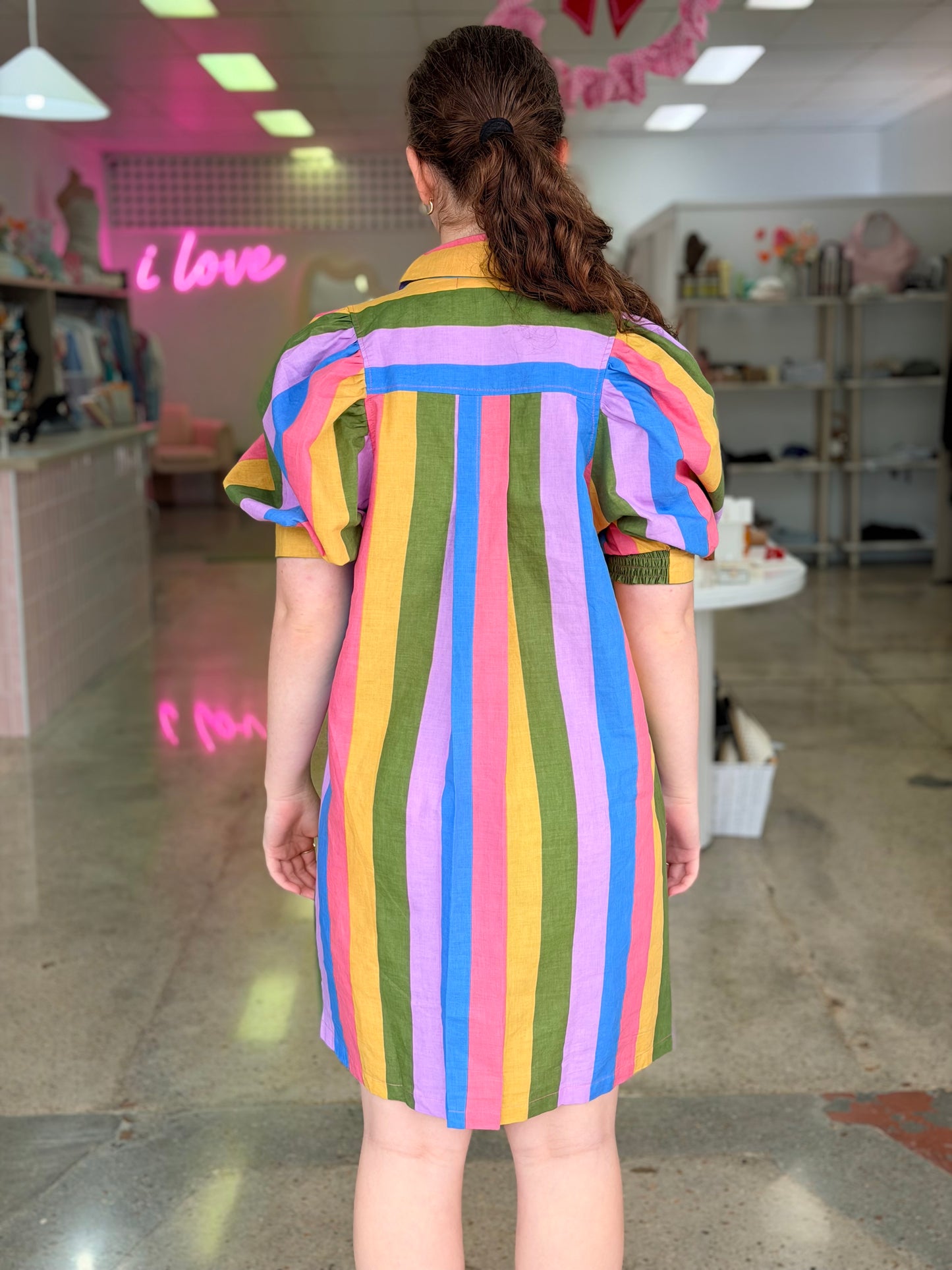 Adi Mini Dress - Sardinian Candy