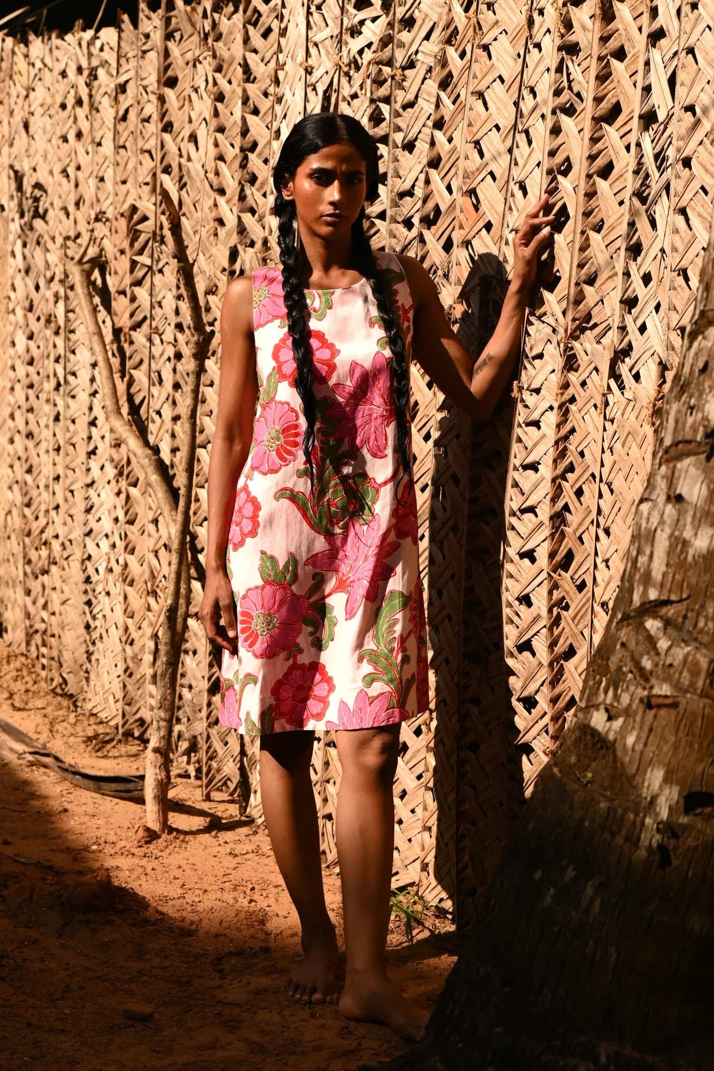 Zephyr Dress - Pink Ibiza