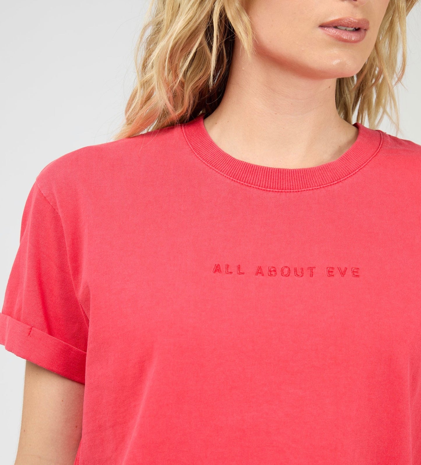 AAE WASHED TEE - RED