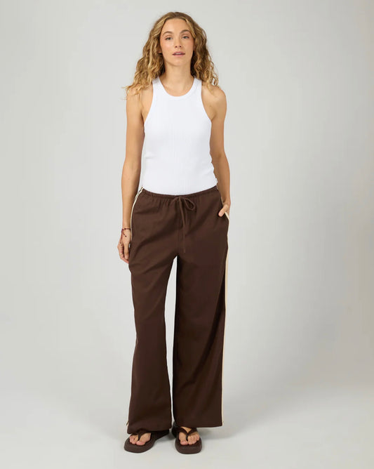 WEST COAST STRIPE PANT - BROWN