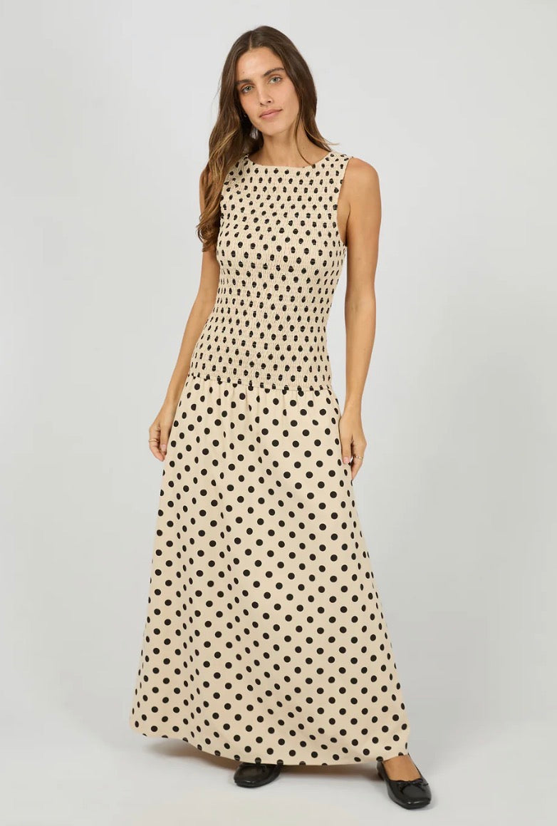 NIEVE MAXI DRESS NATURAL