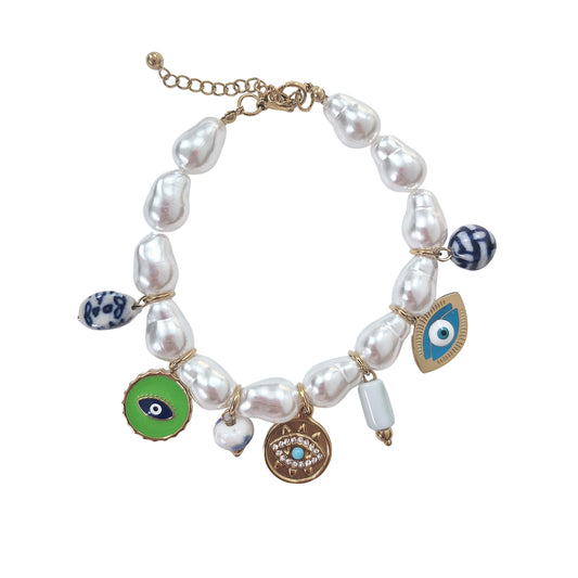 PEARL CHARM BRACELET