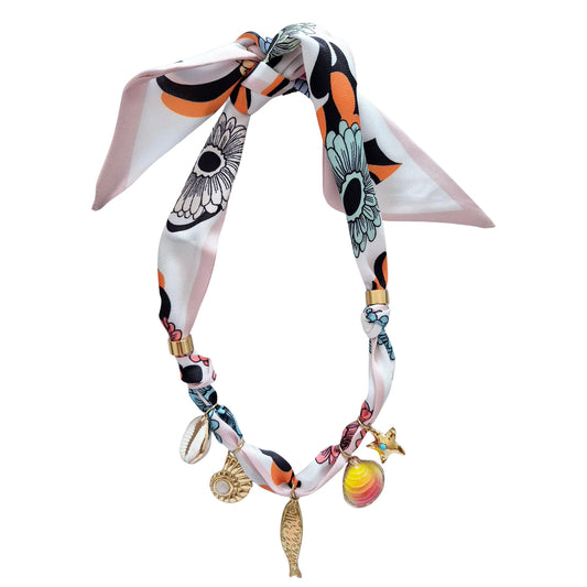 Fabian Necklace - White