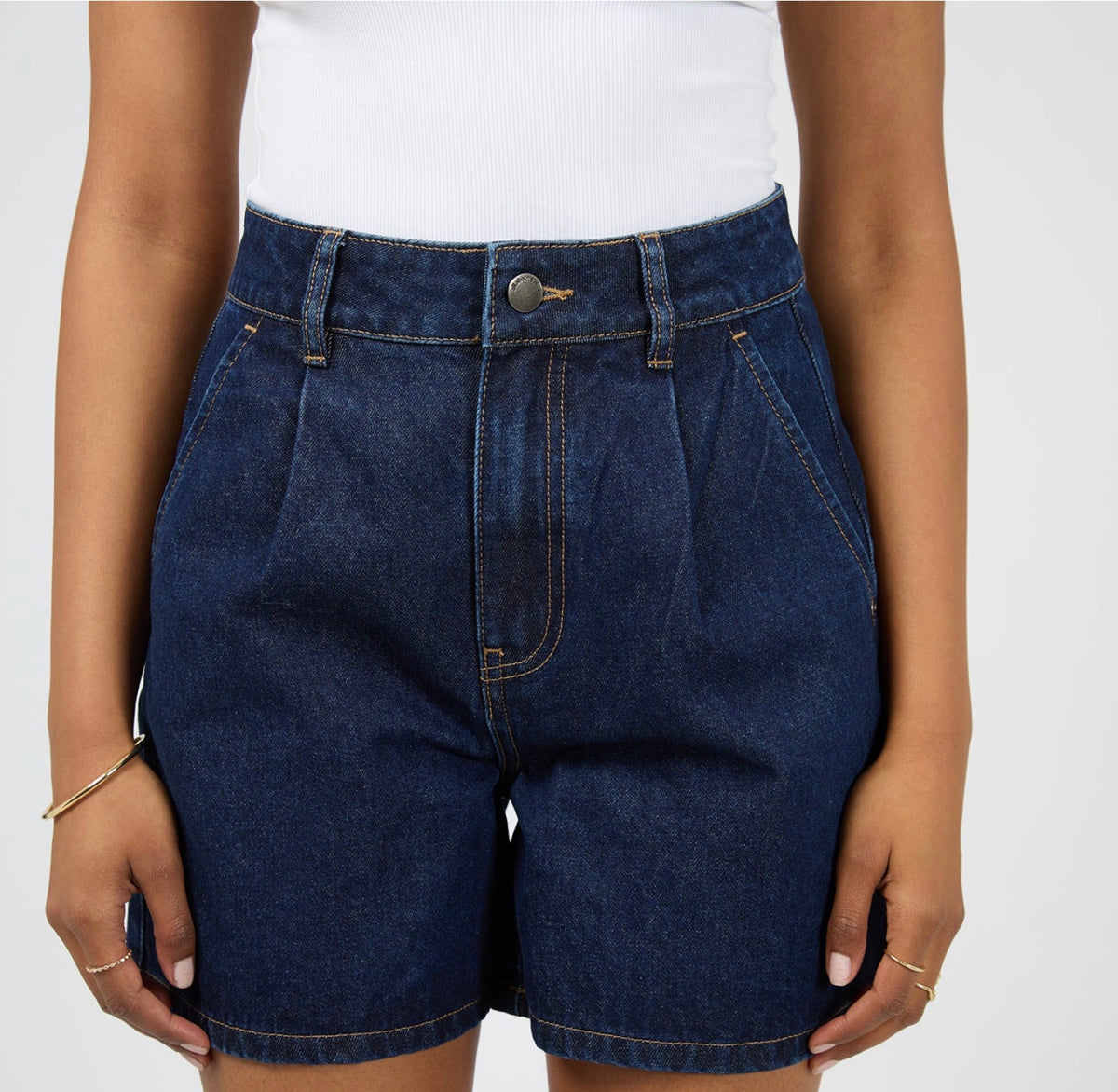 STEVIE DENIM SHORT - INDIGO