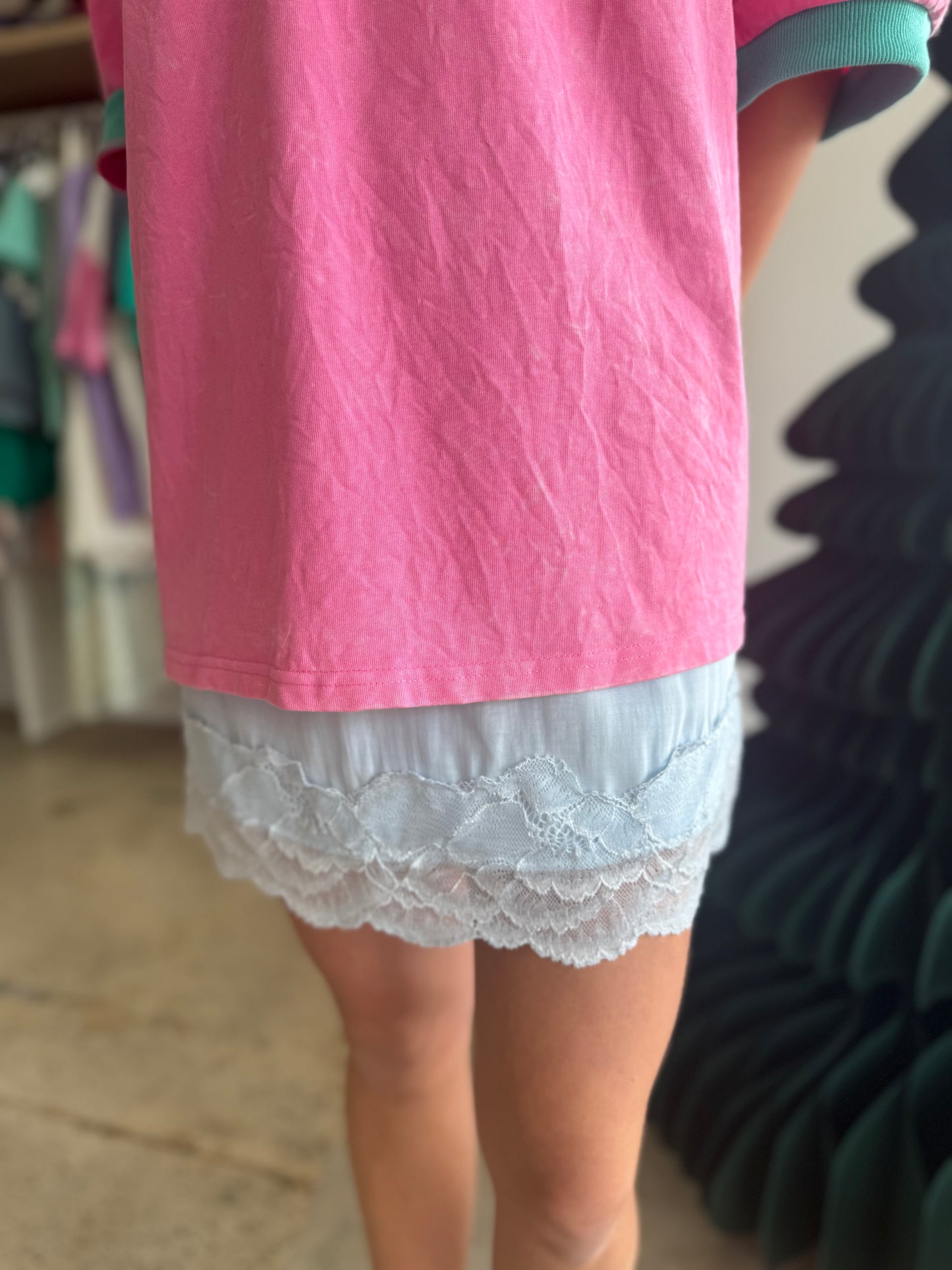 Lacey Skirt - Pale Blue