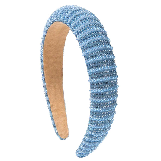 Nik Powder Blue Embellished Headband
