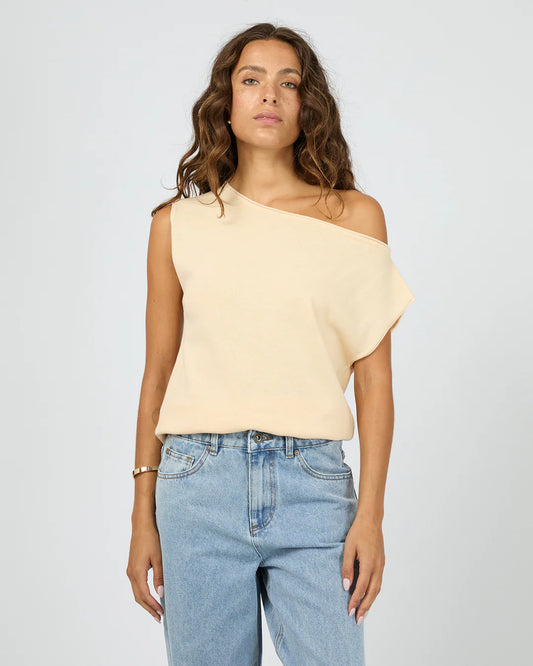 Ellis Off Shoulder Top - Butter