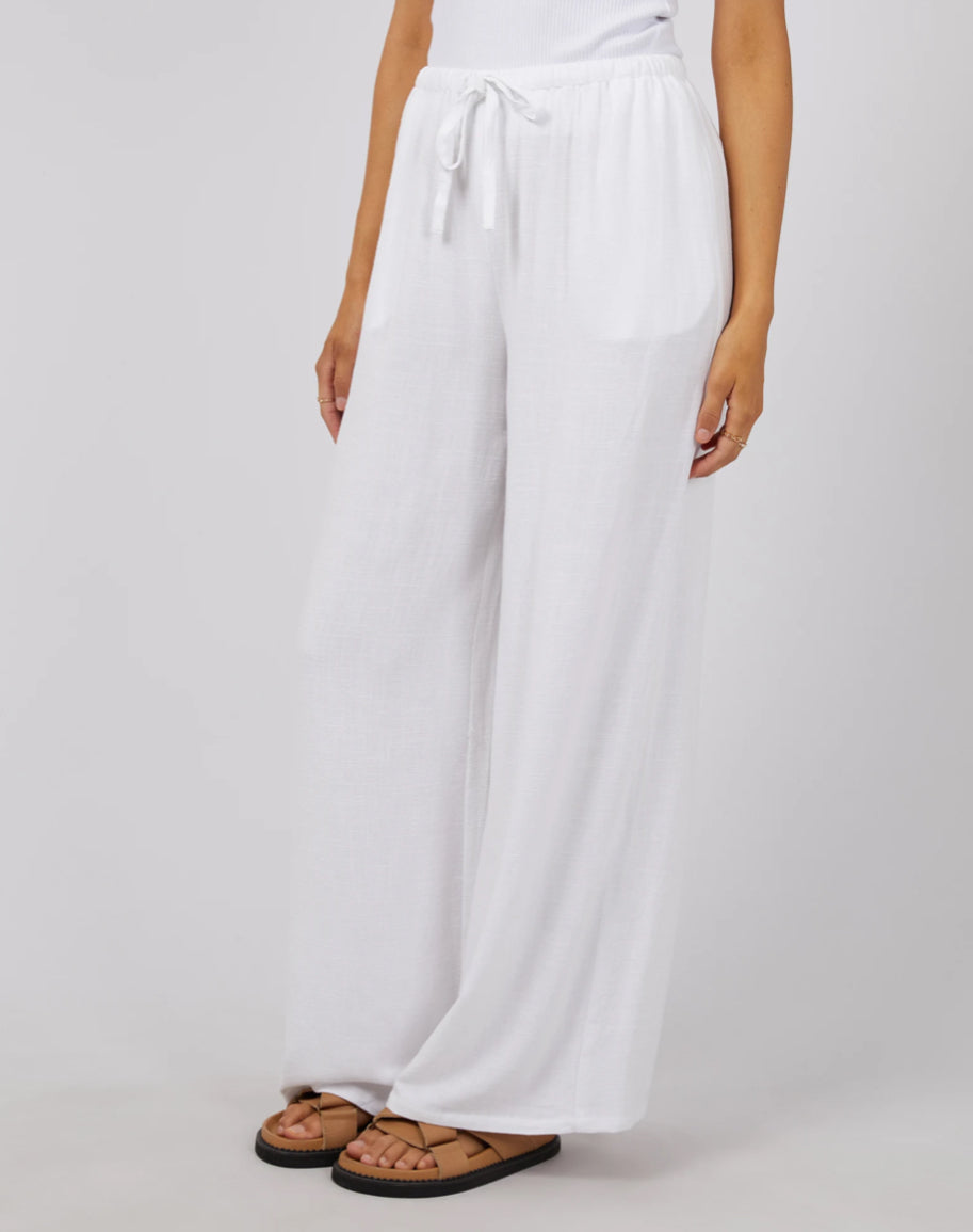 LUXE LINEN PANT - Vintage White