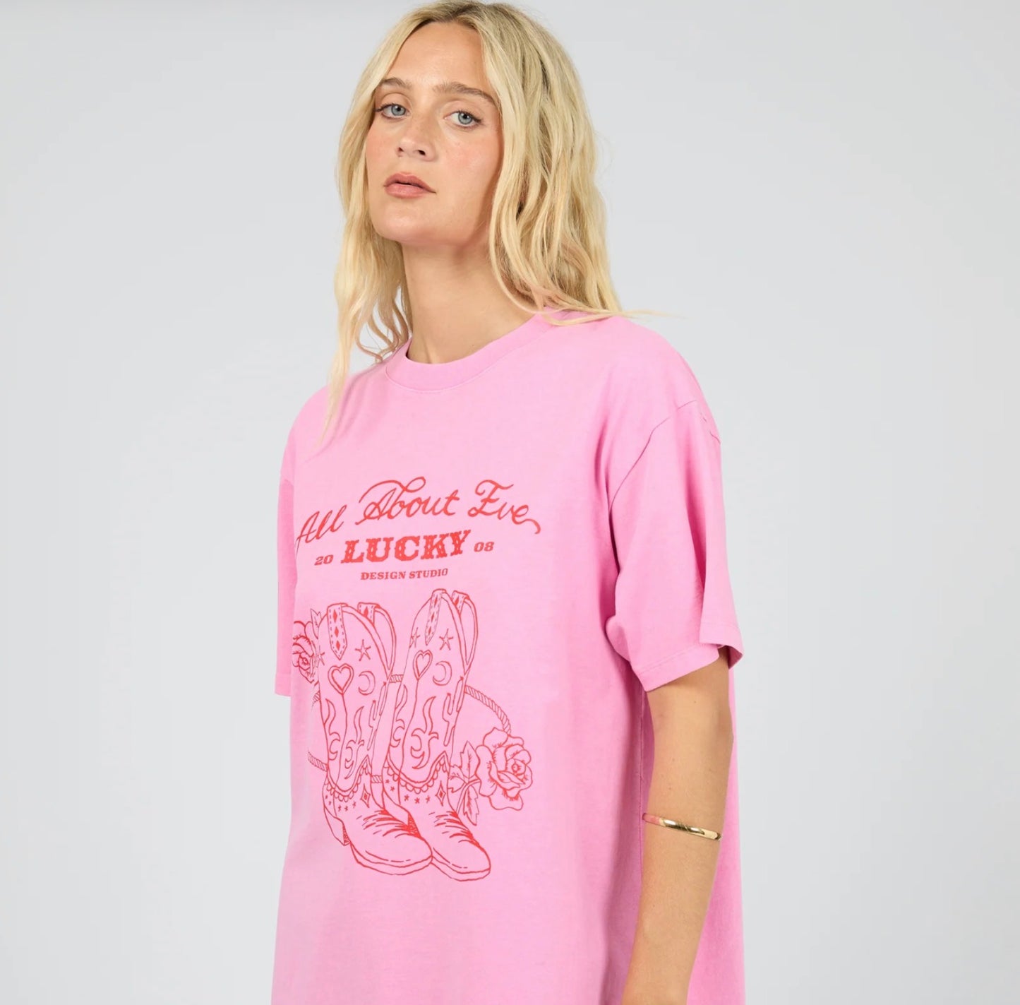 RODEO RELAXED TEE PINK