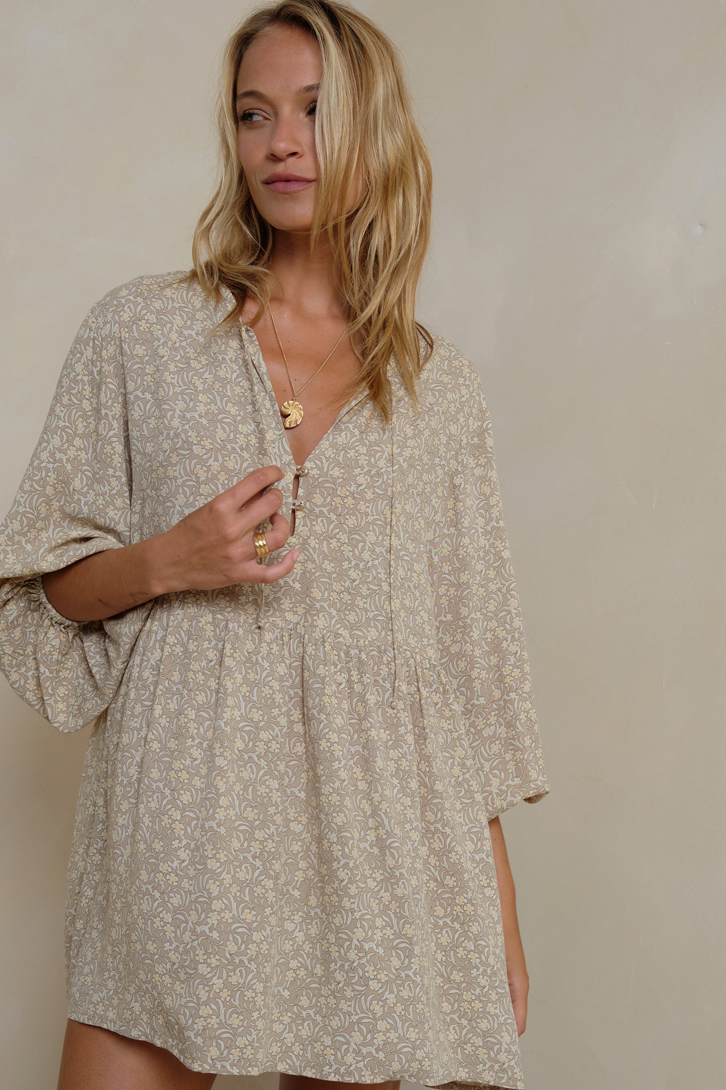 Indira Dress Chelsea Floral - Earth
Tones