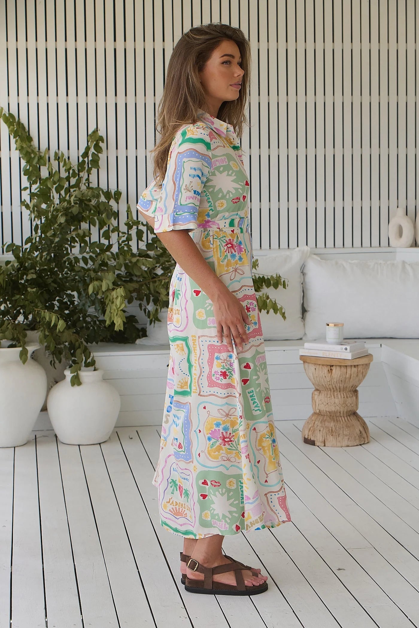 Pepper Midi Shirt Dress - La Mer