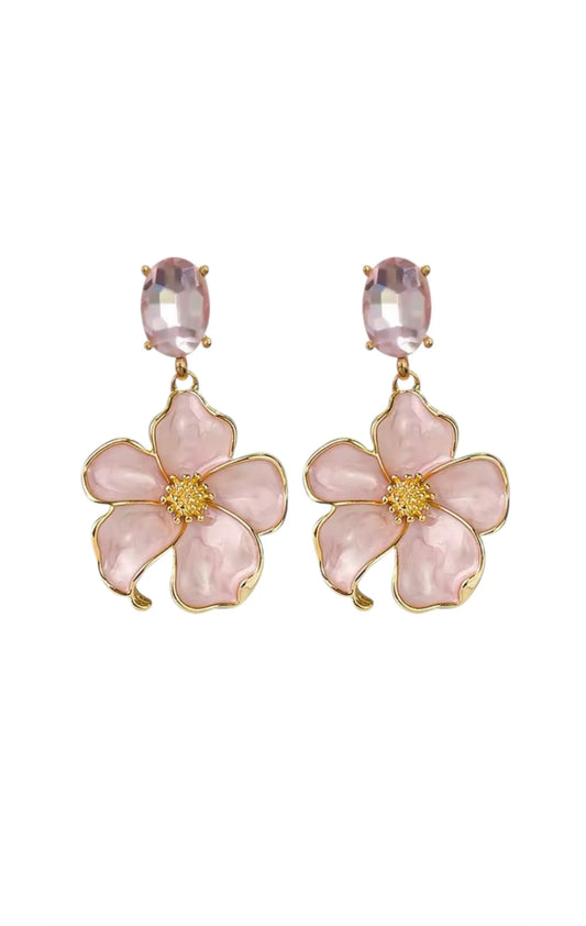 Frenchy Flower Drop Earrings