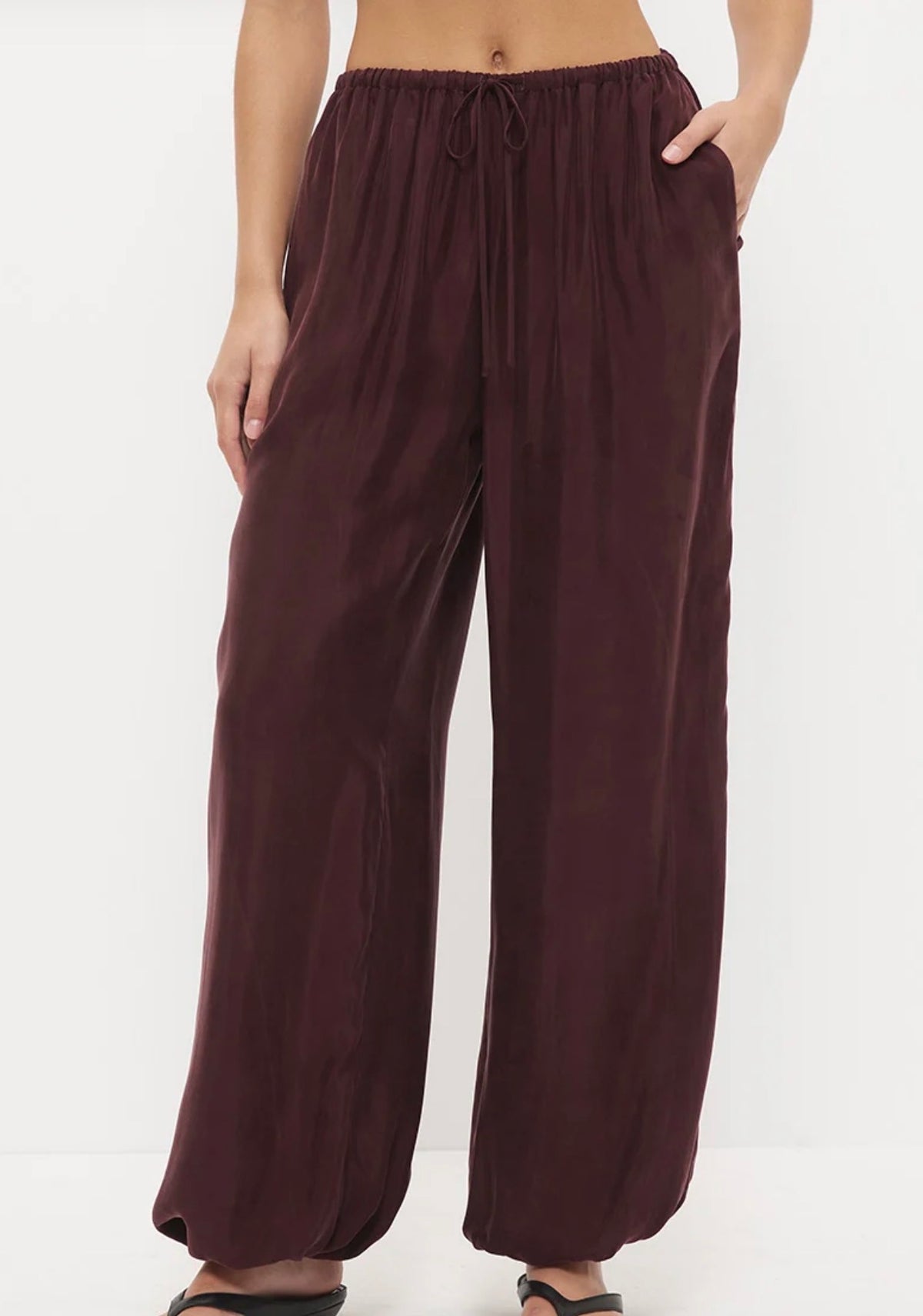 Eadie Harem Pant Chestnut