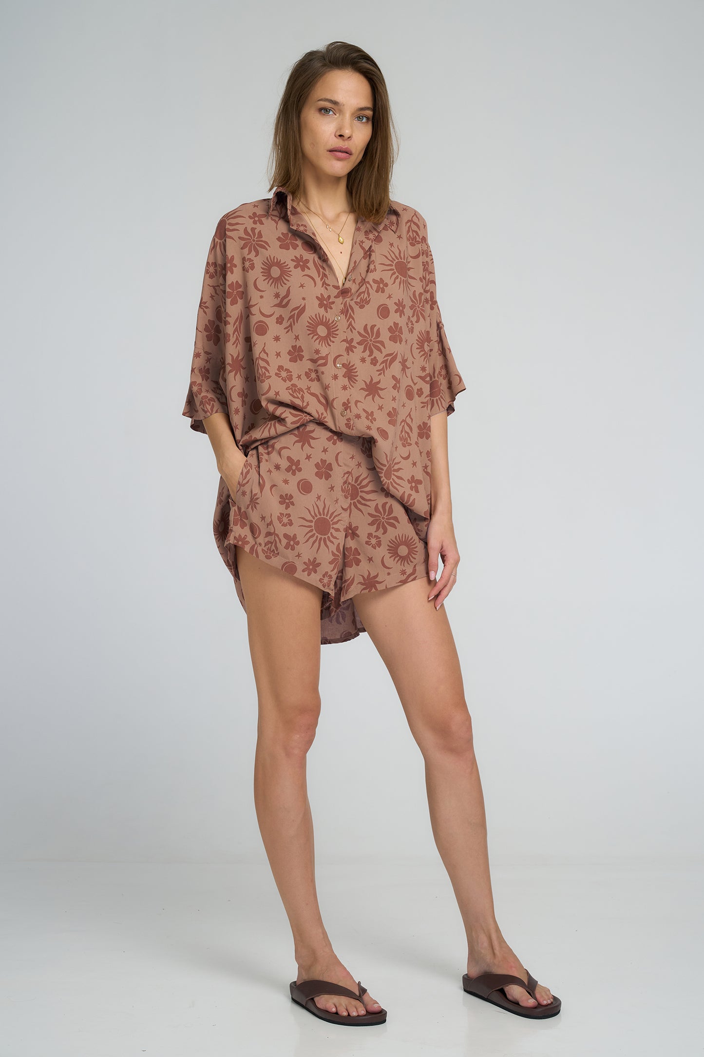 Georgie Shirt - Mystic Wisdom Rust