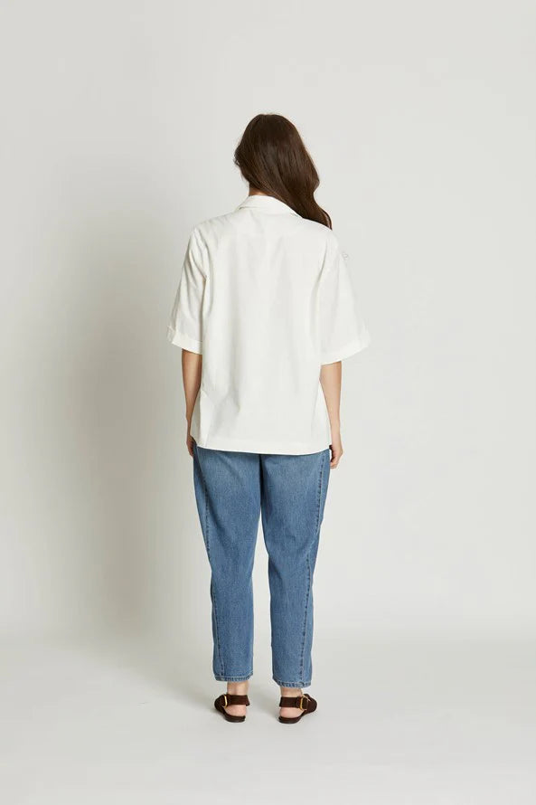 Florence Cotton Linen Loose Fit Amber Jacket