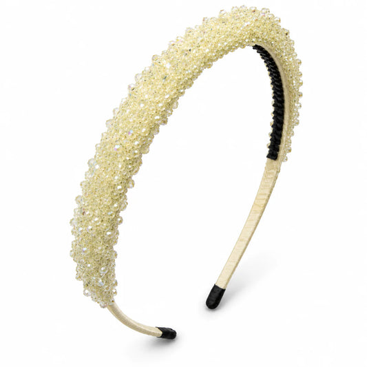 Cecilia Thin Statement Headband - Lemon