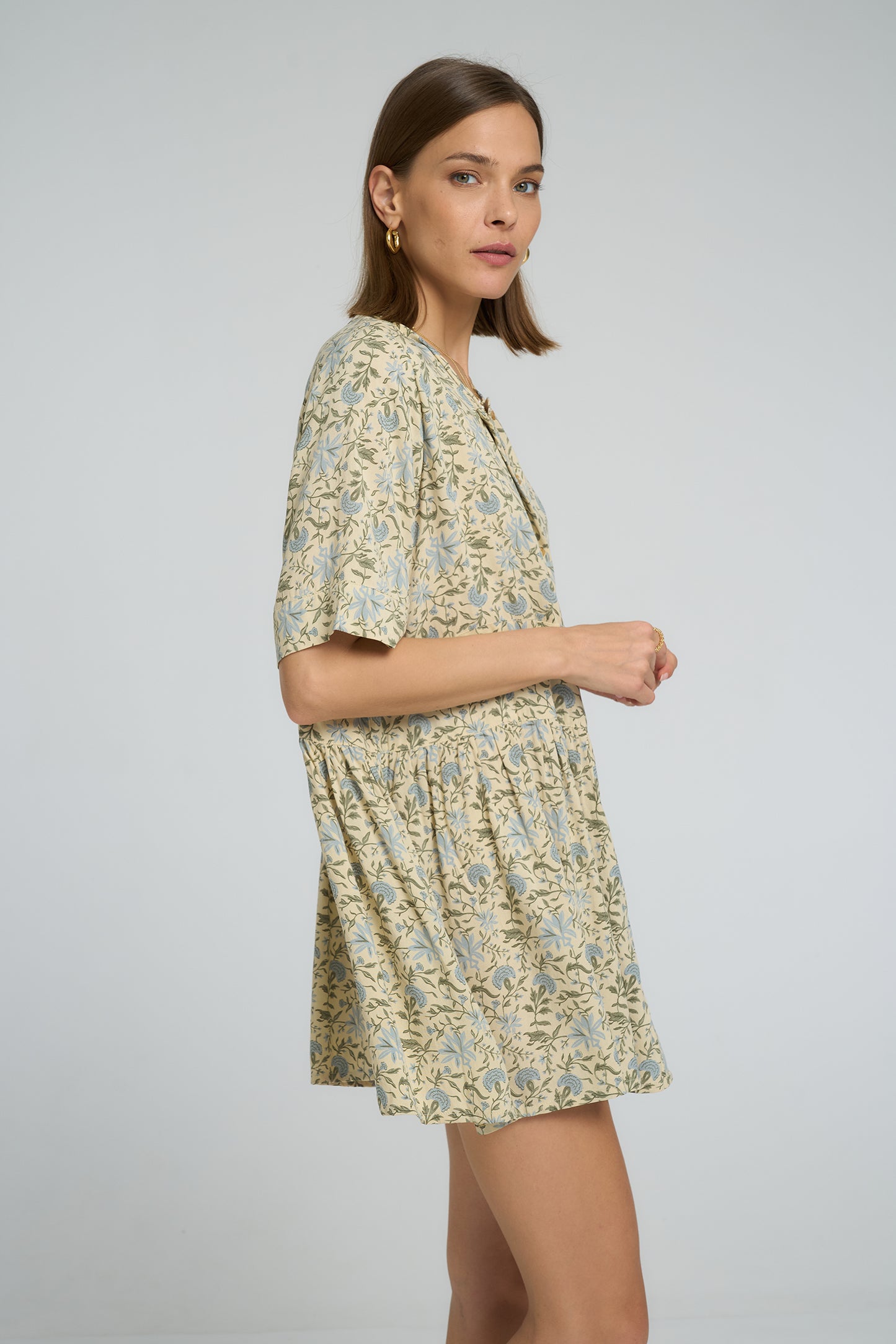Laura Lee Mini Dress - Fleurs Des Champs