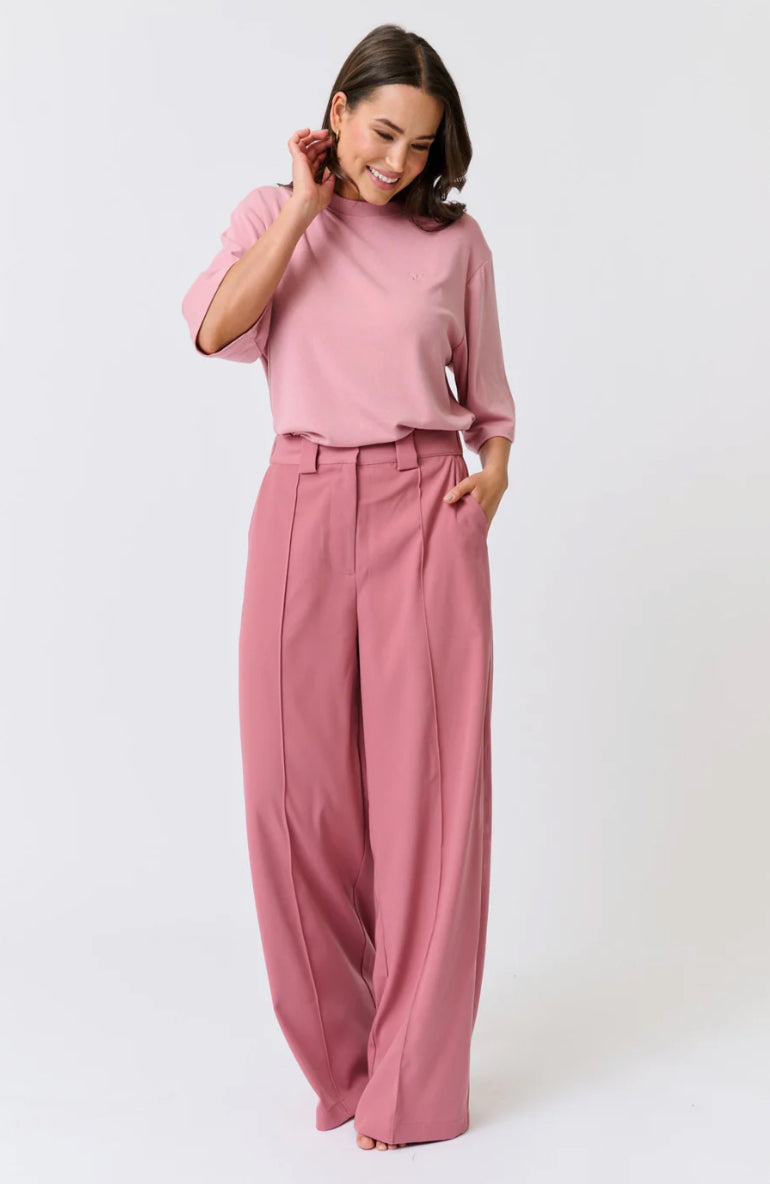 Solana Tee - Dusty Pink