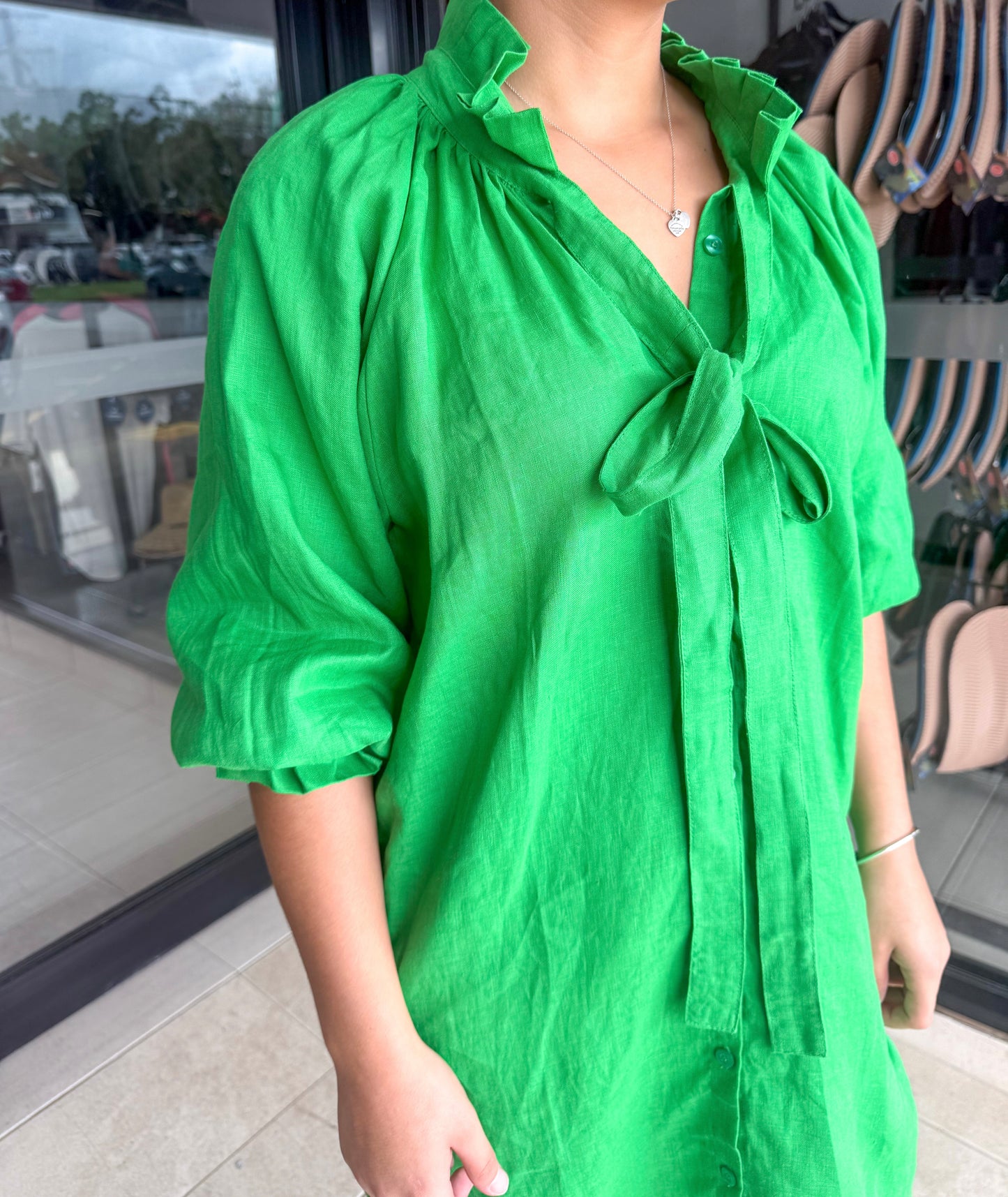 Tilly Dress - Italian Green